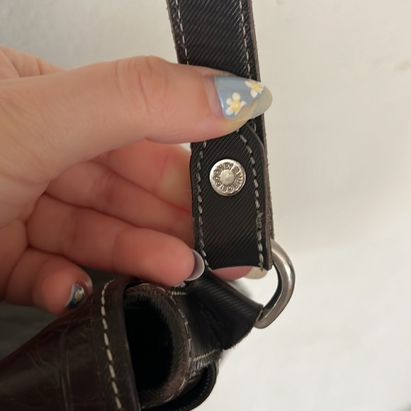 Vintage Dooney & Bourke Crocodile Leather Crossbody - Picture 13 of 15